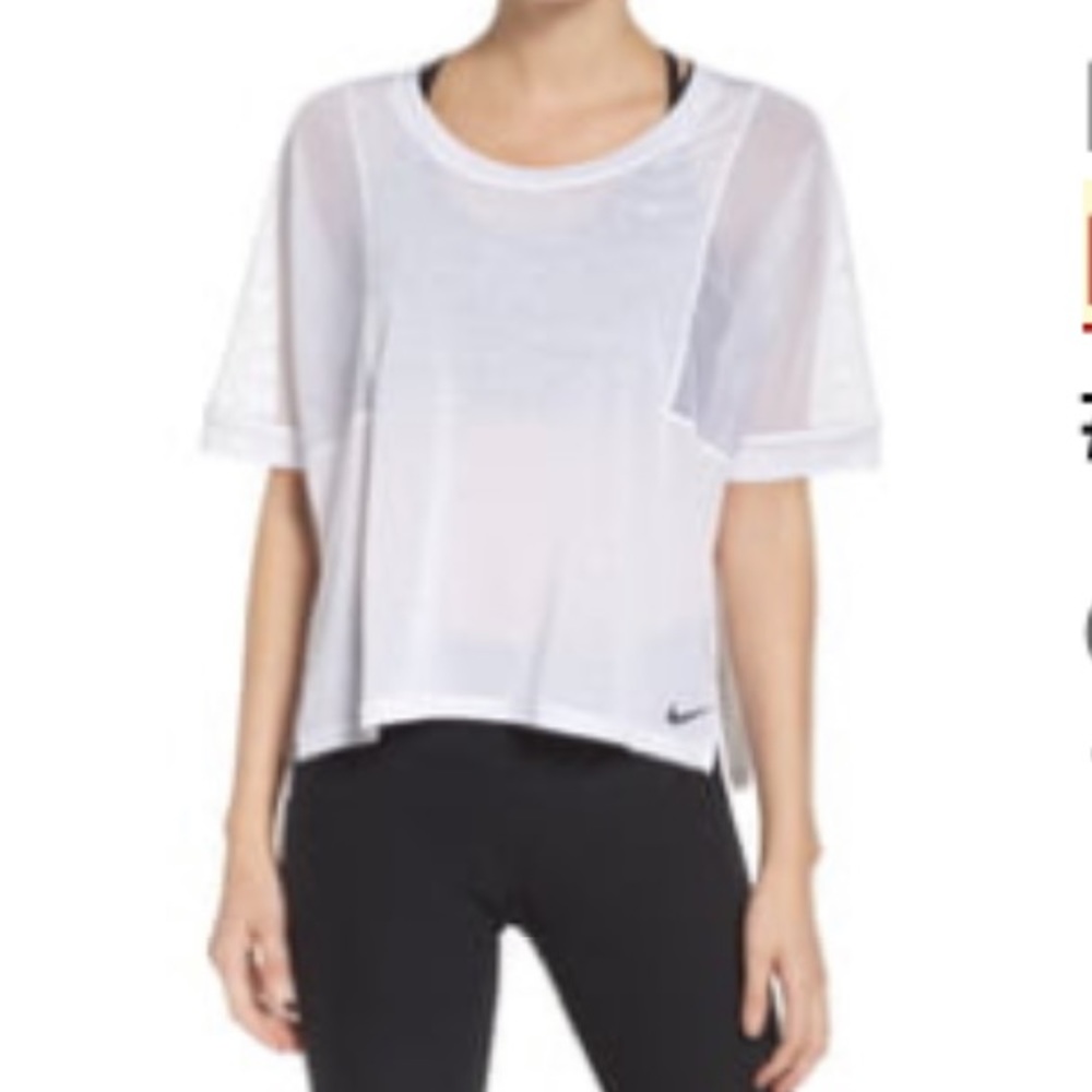 Nike Mesh sleeve top size medium